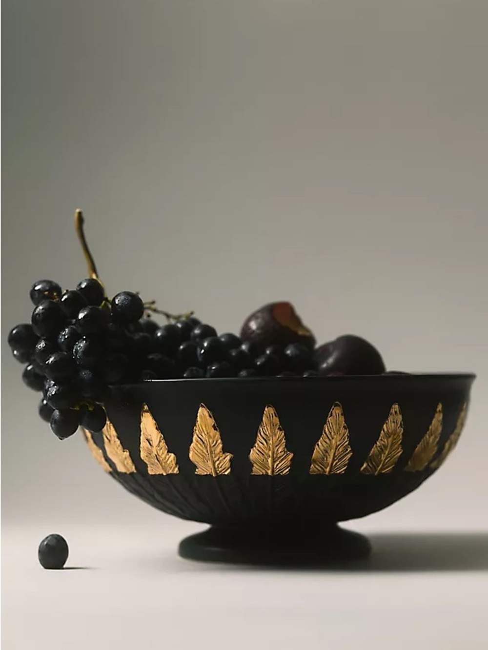 Anthropologie Catherine Martin Midnight Creatures Glazed Stoneware Serving Bowl